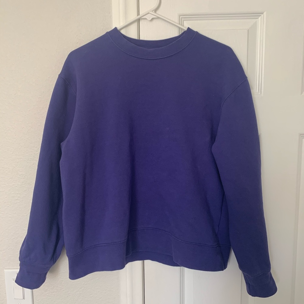 Topshop topman purple sweatshirt